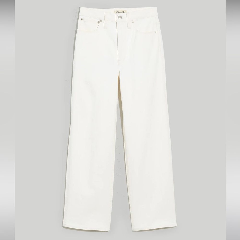 Madewell Women's High Rise Jeans - White - Picture 6 of 16